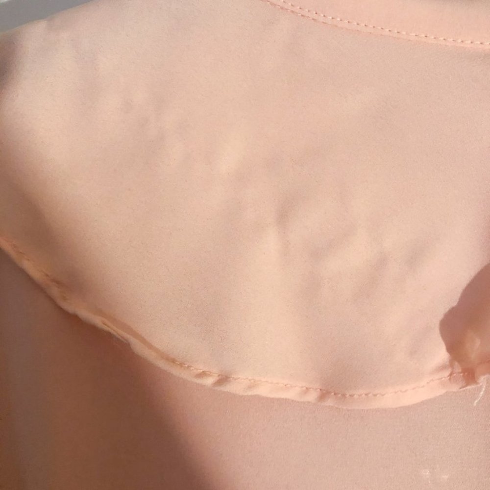 ChicMe Ruffled Peach Blouse - Picture 6 of 6